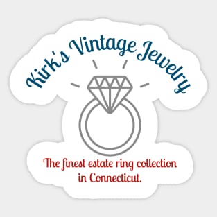 Kirk's Vintage Jewelry Sticker